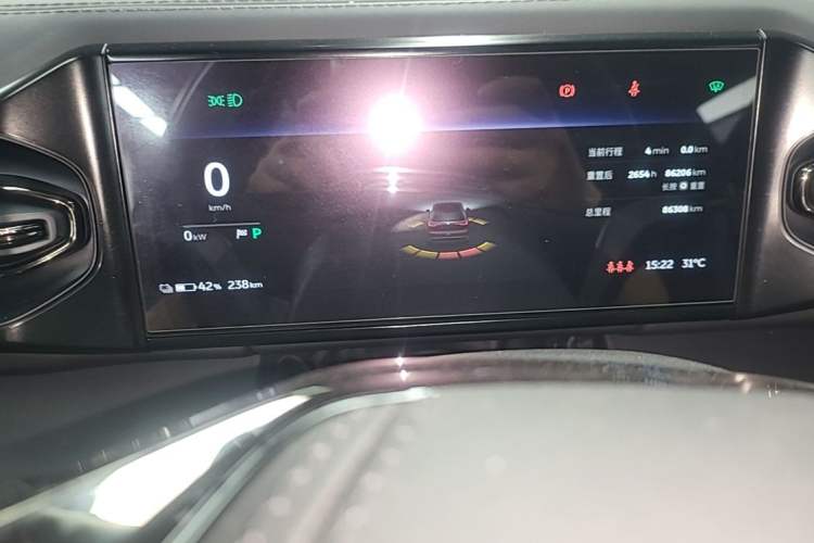 Used Nio ES8 2020 415 KM Signature Edition 7-Seater Version Instrument Cluster