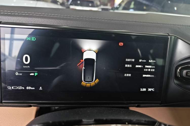 Used Nio ES8 2020 580 km Range Six-Seater Version Instrument Cluster