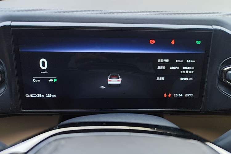 Used Nio ES8 2020 415 km Signature Edition 6-Seater Version Instrument Cluster