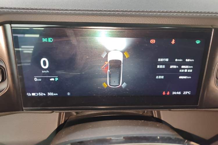 Used Nio ES8 2020 580 km Range Six-Seater Version Instrument Cluster