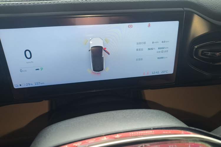Used Nio ES8 2020 580 km Range Signature Edition Six-Seater Version Instrument Cluster