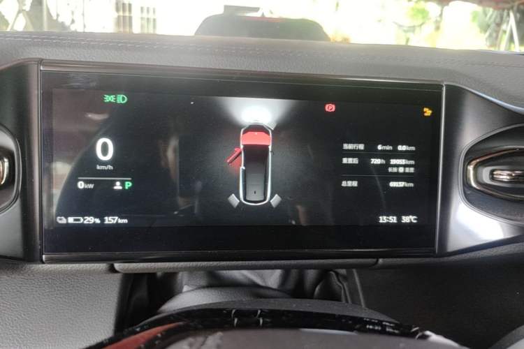 Used Nio ES8 2020 580 km Range Six-Seater Version Instrument Cluster