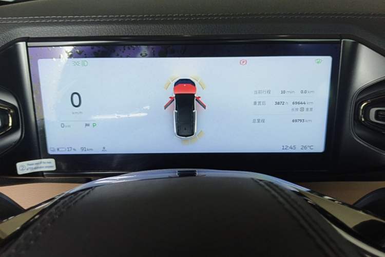 Used Nio ES8 2020 580 km Range Six-Seater Version Instrument Cluster