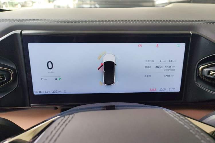 Used Nio ES8 2020 415 KM Signature Edition 7-Seater Version Instrument Cluster