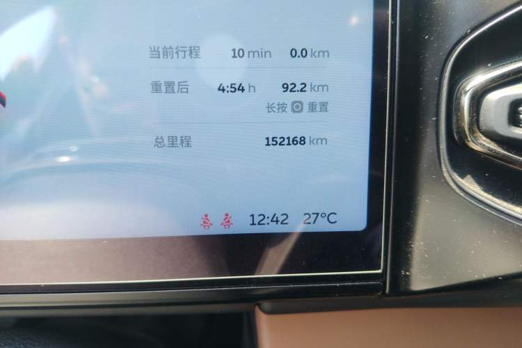 Used Nio ES8 2020 580 km Range Signature Edition Six-Seater Version Odometer Close Up