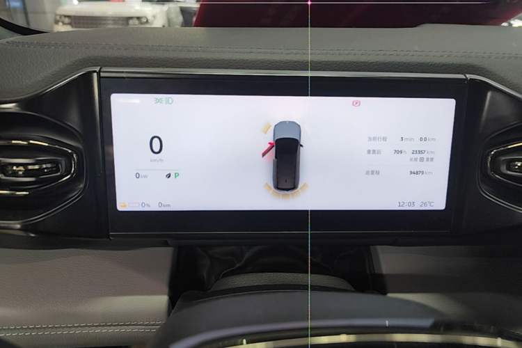 Used Nio ES8 2022 75 kWh Six-Seater Version Instrument Cluster
