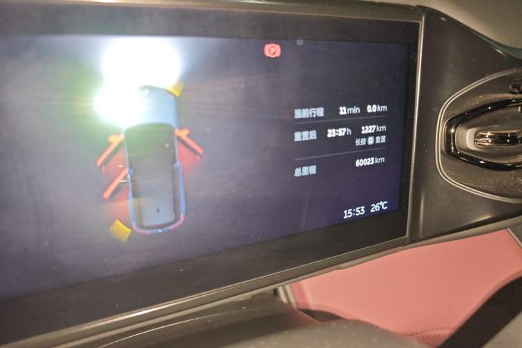 Used Nio ES8 2022 100kWh Flagship Edition Six-Seater Odometer Close Up