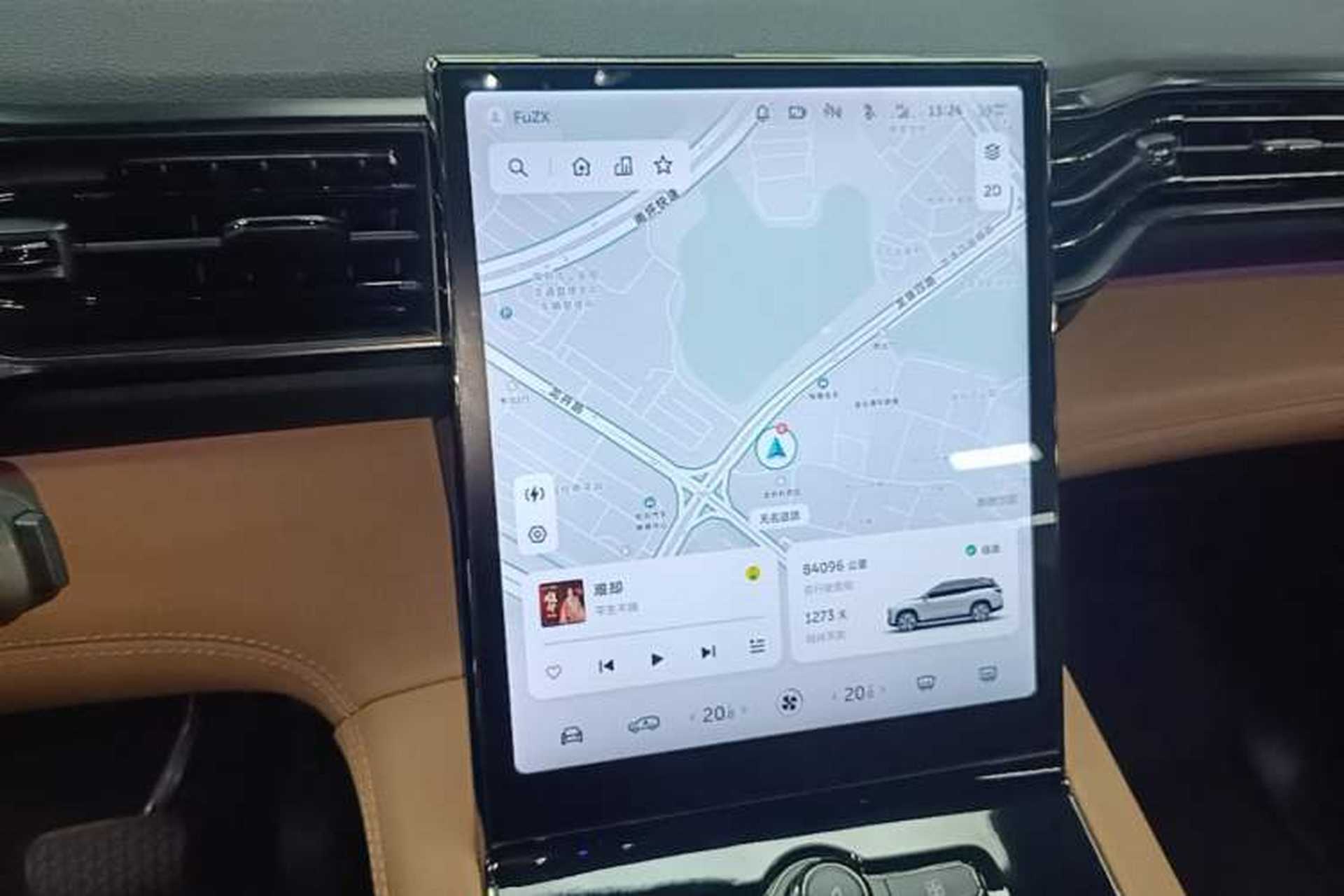 Used Nio ES8 2022 100 kWh Six-Seater Version Audio And AC Panel