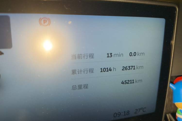 Used Nio ES8 2023 75 kWh Executive Edition Odometer Close Up