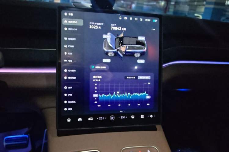 Used Nio ES8 2023 75 kWh Executive Edition Audio And AC Panel