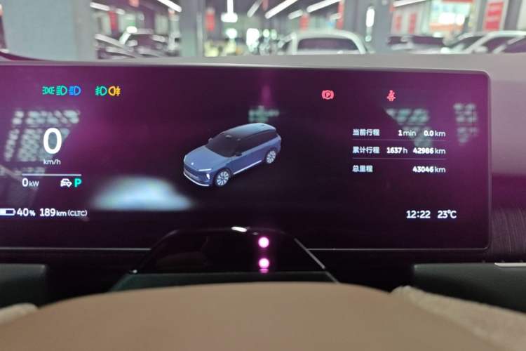 Used Nio ES8 2023 75 kWh Executive Edition Instrument Cluster
