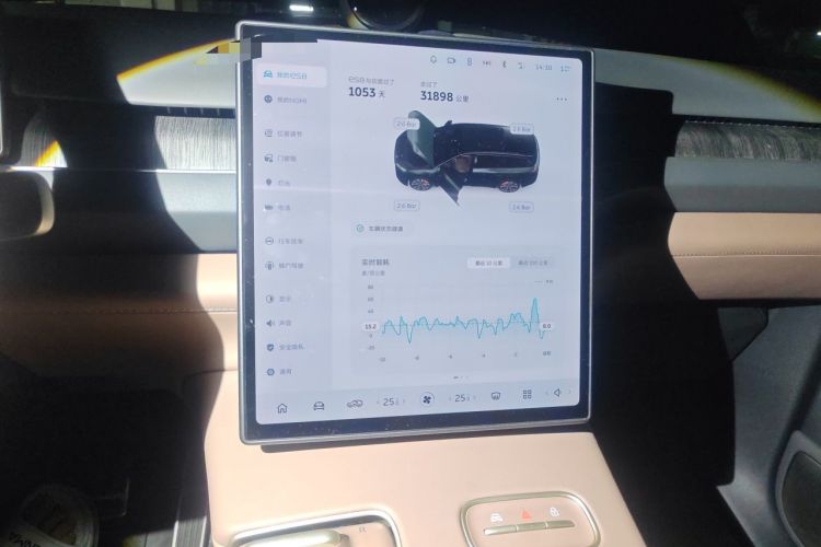 Used Nio ES8 2023 75 kWh Executive Edition Audio And AC Panel