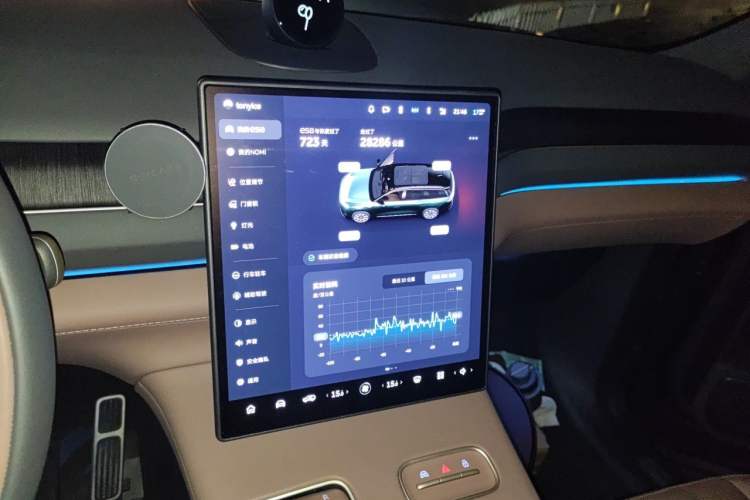 Used Nio ES8 2024 75 kWh Executive Edition Audio And AC Panel