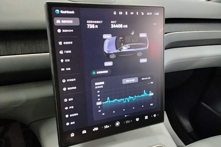 Used Nio ES8 2024 75 kWh Executive Edition Audio And AC Panel