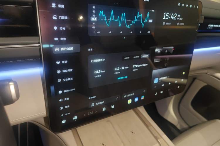 Used Nio ES8 2026 Model 6-seat Executive Luxury Edition Audio And AC Panel