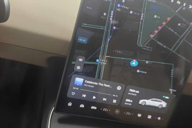 Used Nio ET5 2024 100 kWh Odometer Close Up