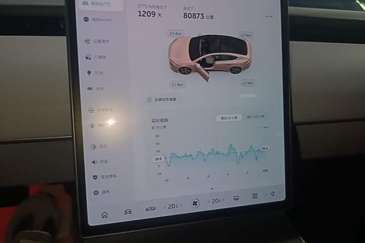 Used Nio ET5 2022 75 kWh Audio And AC Panel