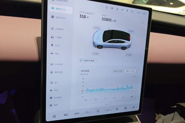 Used Nio ET5 2022 75 kWh Audio And AC Panel