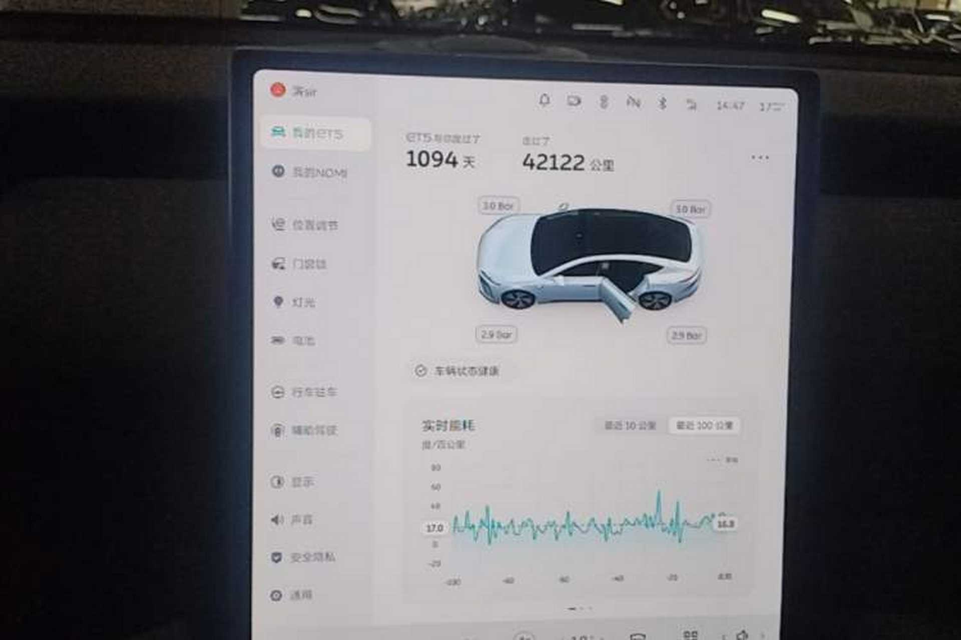 Used Nio ET5 2022 75 kWh Audio And AC Panel