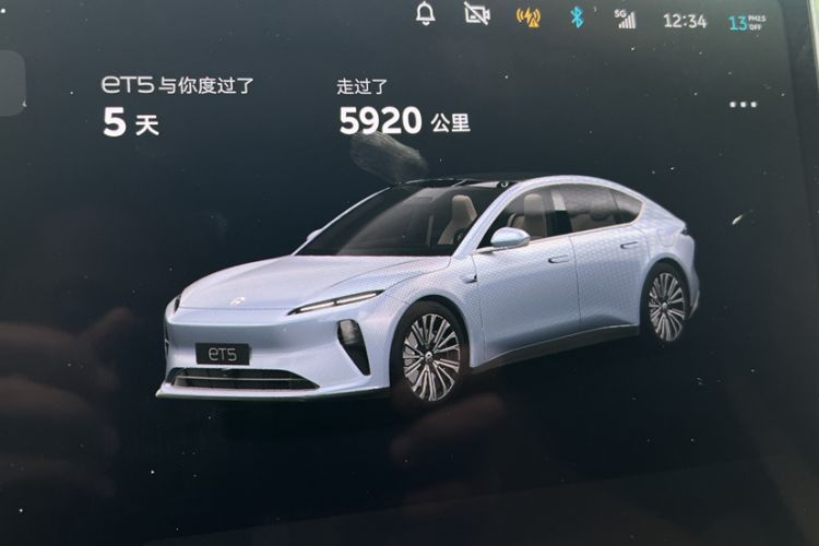 Used Nio ET5 2024 75 kWh Interior 2
