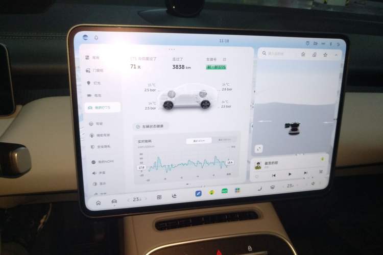 Used Nio ET5 2025 Model Champion Commemorative Edition, 75kWh Audio And AC Panel