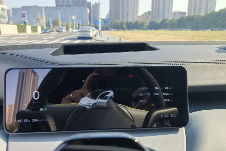 Used Nio ET5 2025 Model Champion Commemorative Edition, 75kWh Odometer Close Up