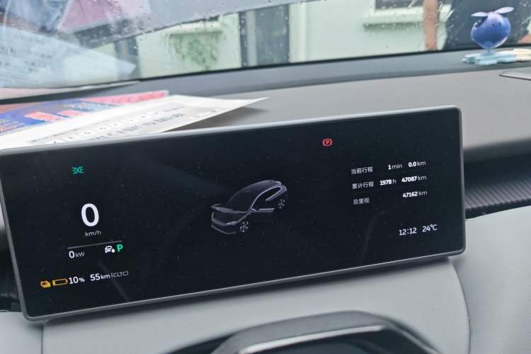 Used Nio ET5T 2023 75 kWh Touring Odometer Close Up