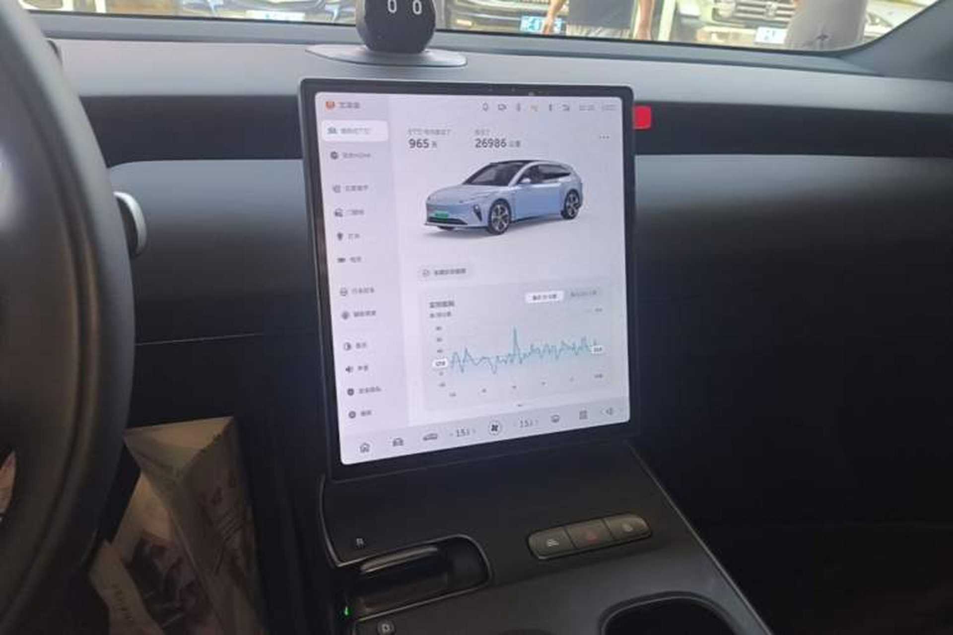 Used Nio ET5T 2023 75 kWh Touring Audio And AC Panel