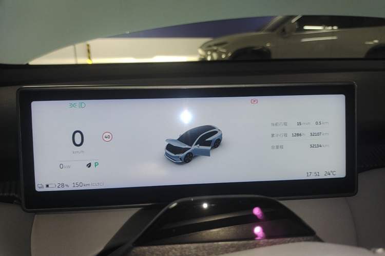 Used Nio ET5T 2023 75 kWh Touring Instrument Cluster