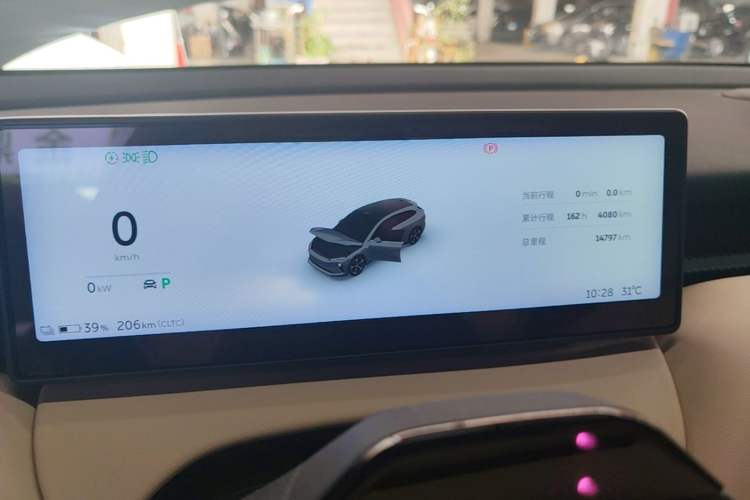 Used Nio ET5T 2023 75 kWh Touring Instrument Cluster