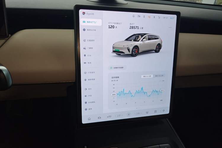 Used Nio ET5T 2023 75 kWh Touring Audio And AC Panel