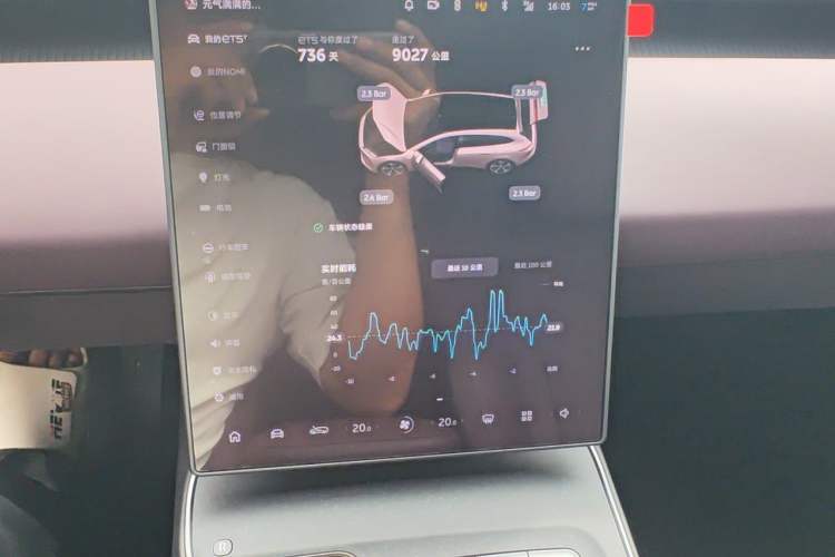 Used Nio ET5T 2024 75kWh Touring Audio And AC Panel