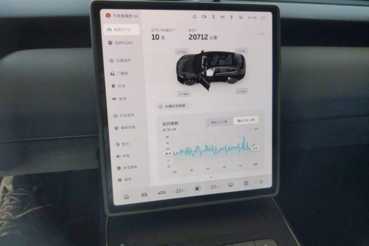 Used Nio ET5T 2024 75kWh Touring Audio And AC Panel