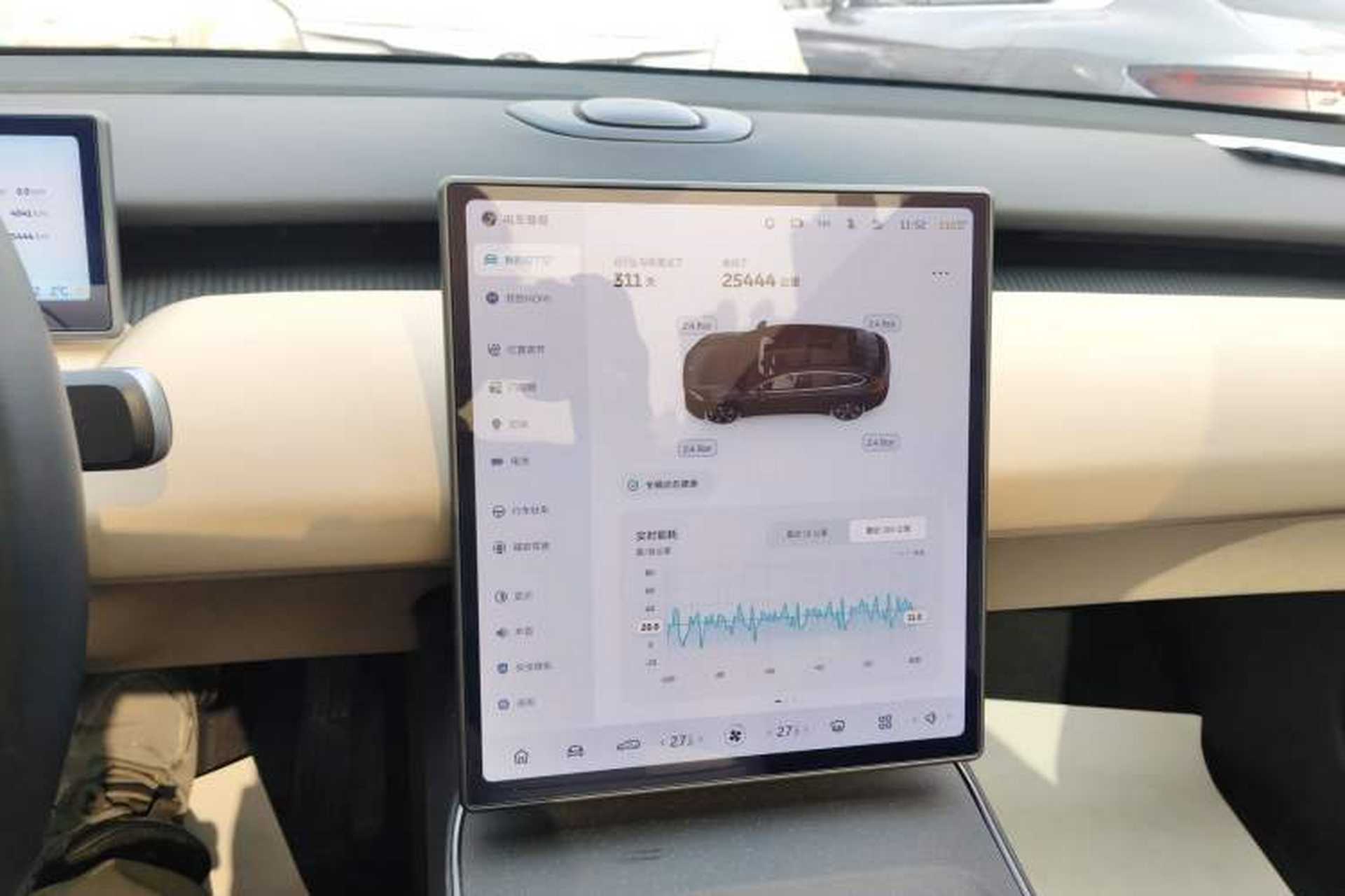 Used Nio ET5T 2024 75kWh Touring Audio And AC Panel