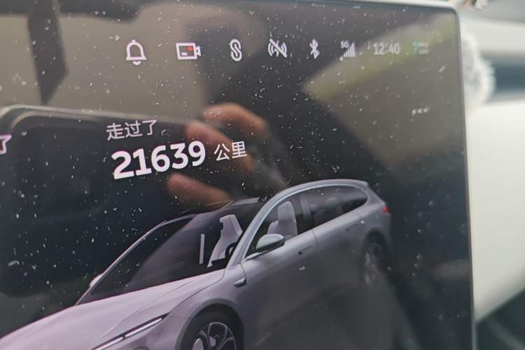 Used Nio ET5T 2024 75kWh Touring Odometer Close Up
