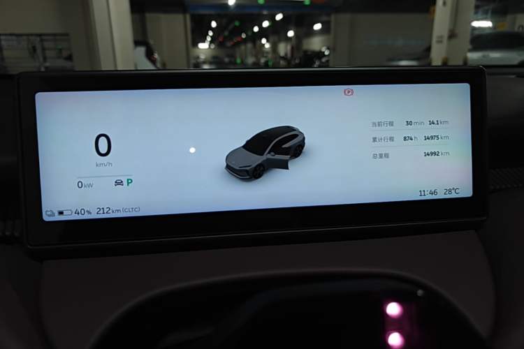 Used Nio ET5T 2024 75kWh Touring Instrument Cluster