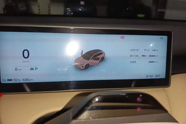 Used Nio ET5T 2024 75kWh Touring Instrument Cluster