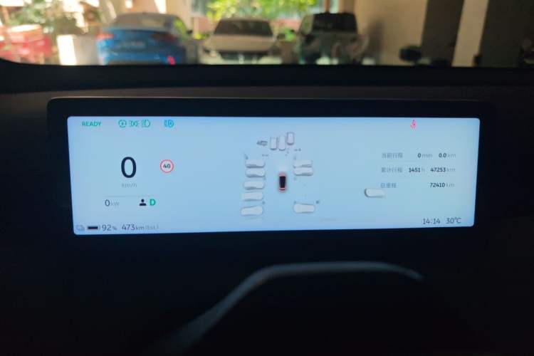 Used Nio ET5T 2024 75kWh Touring Instrument Cluster