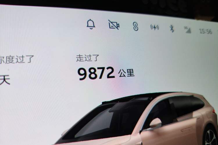 Used Nio ET5T 2024 75kWh Touring Odometer Close Up