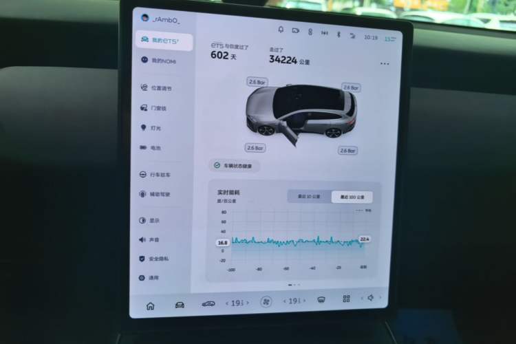 Used Nio ET5T 2024 75kWh Touring Audio And AC Panel