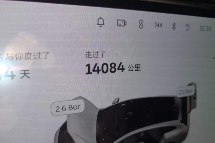 Used Nio ET5T 2024 75kWh Touring Odometer Close Up