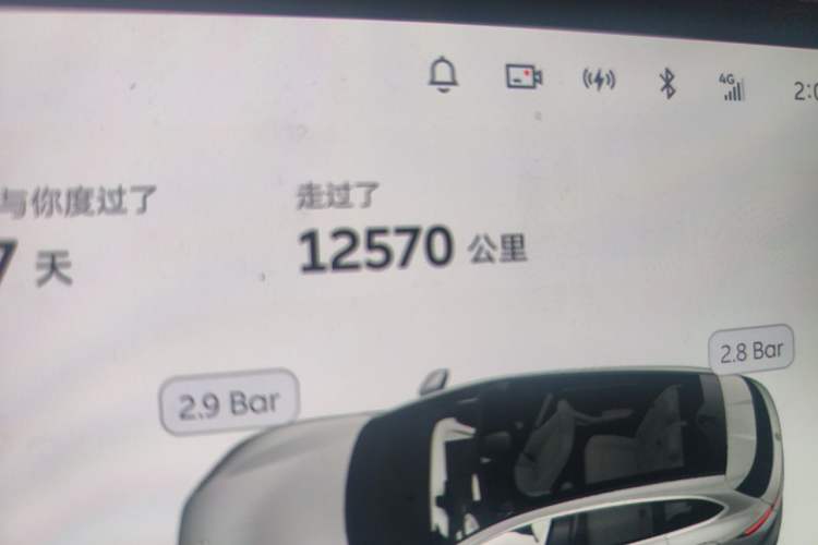 Used Nio ET5T 2024 75kWh Touring Odometer Close Up