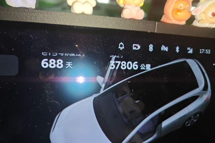 Used Nio ET5T 2024 75kWh Touring Odometer Close Up