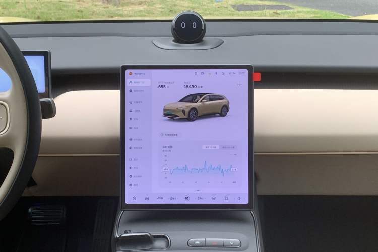 Used Nio ET5T 2024 75kWh Touring Odometer Close Up