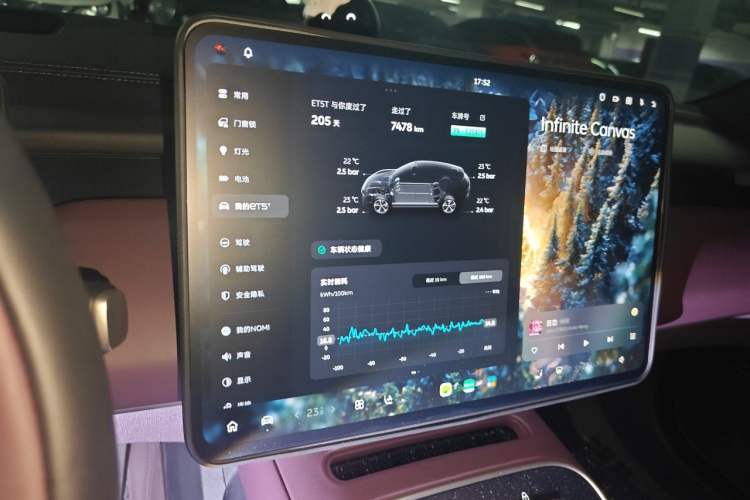 Used Nio ET5T 2025 100kWh Touring Audio And AC Panel