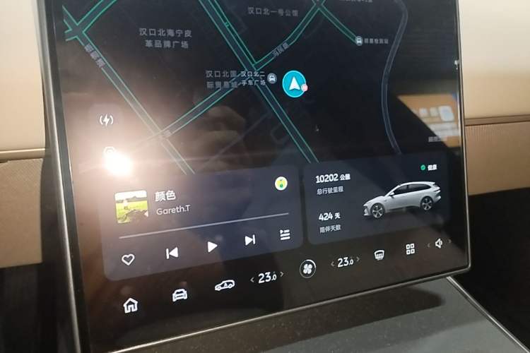 Used Nio ET5T 2025 Model Champion Commemorative Edition, 100kWh Touring Instrument Cluster