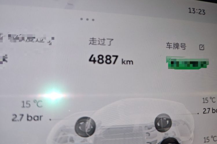 Used Nio ET5T 2025 100kWh Touring Odometer Close Up