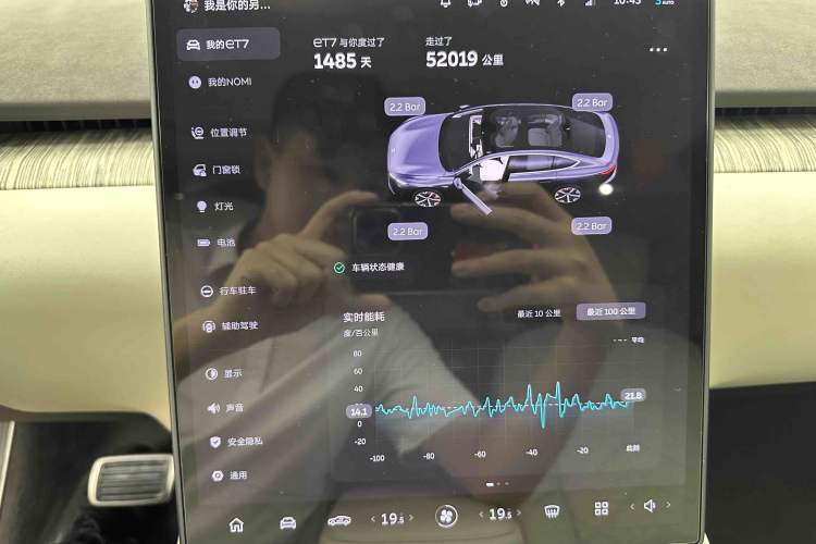 Used Nio ET7 2022 100kWh First Edition Audio And AC Panel