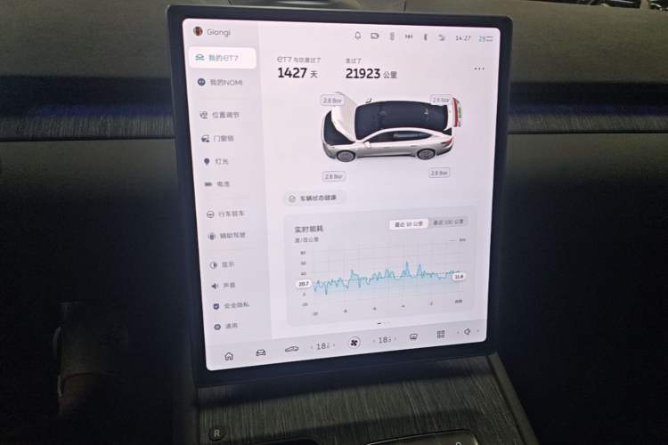 Used Nio ET7 2022 100kWh First Edition Audio And AC Panel