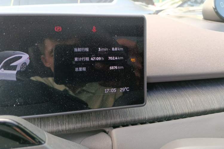 Used Nio ET7 2022 100kWh First Edition Odometer Close Up